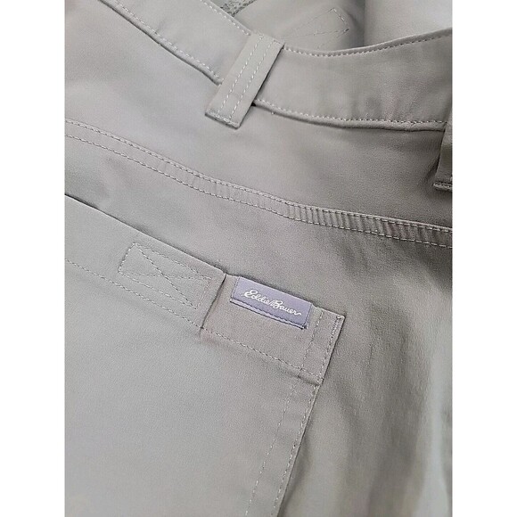 Eddie Bauer Convertable Hiking Pants Mens 38x30 * Green Stretch Lightweight EUC - Picture 12 of 14